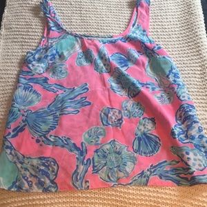 Lilly pulitzer silk tank